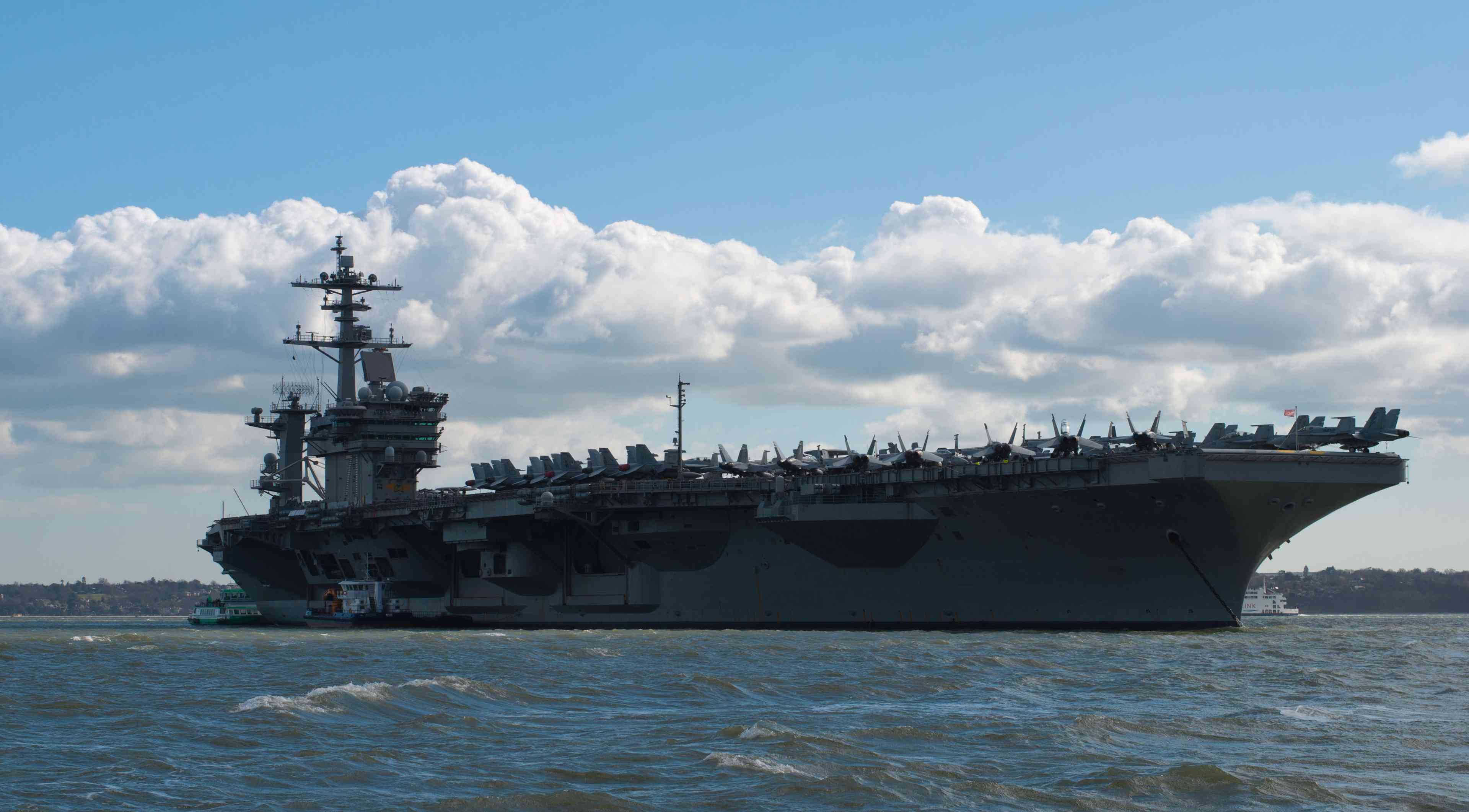 USS Theodore Roosevelt background