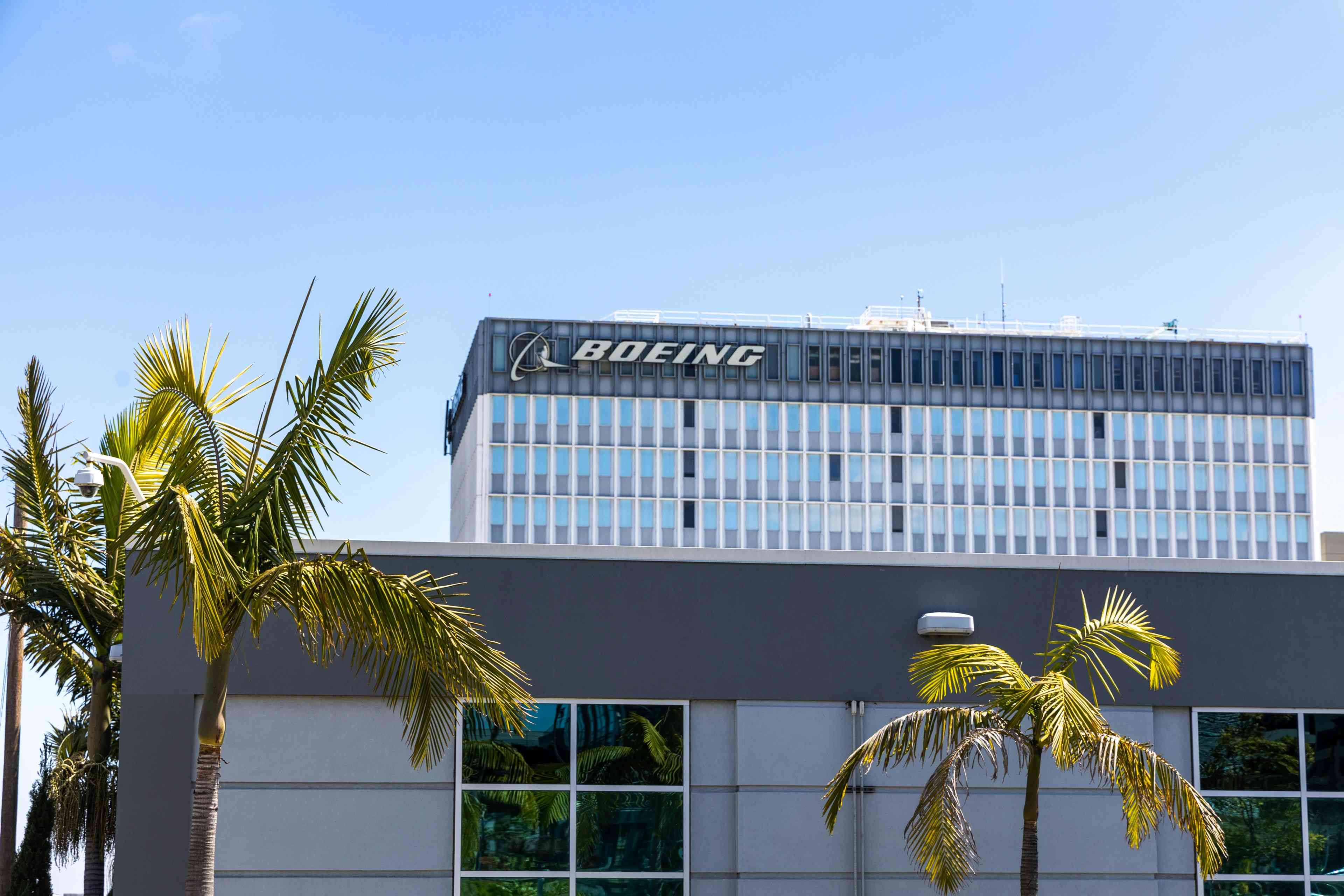 Boeing offices background