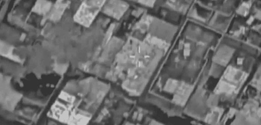 Striking Hamas targets. background