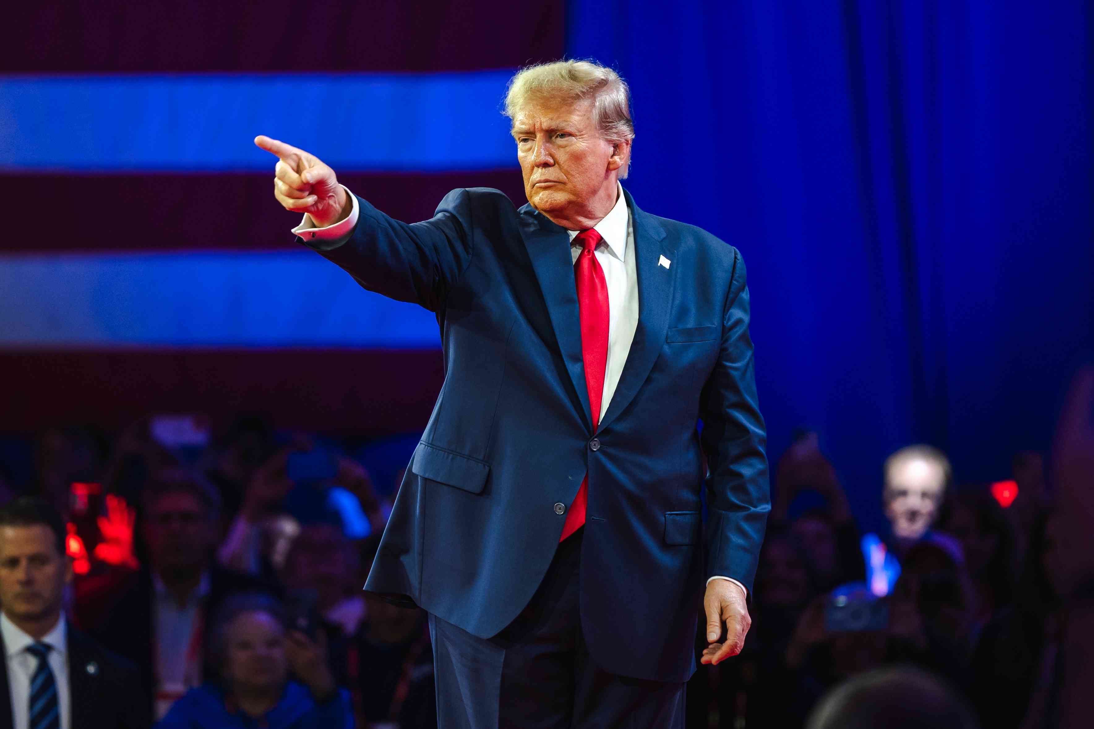 Donald Trump. background