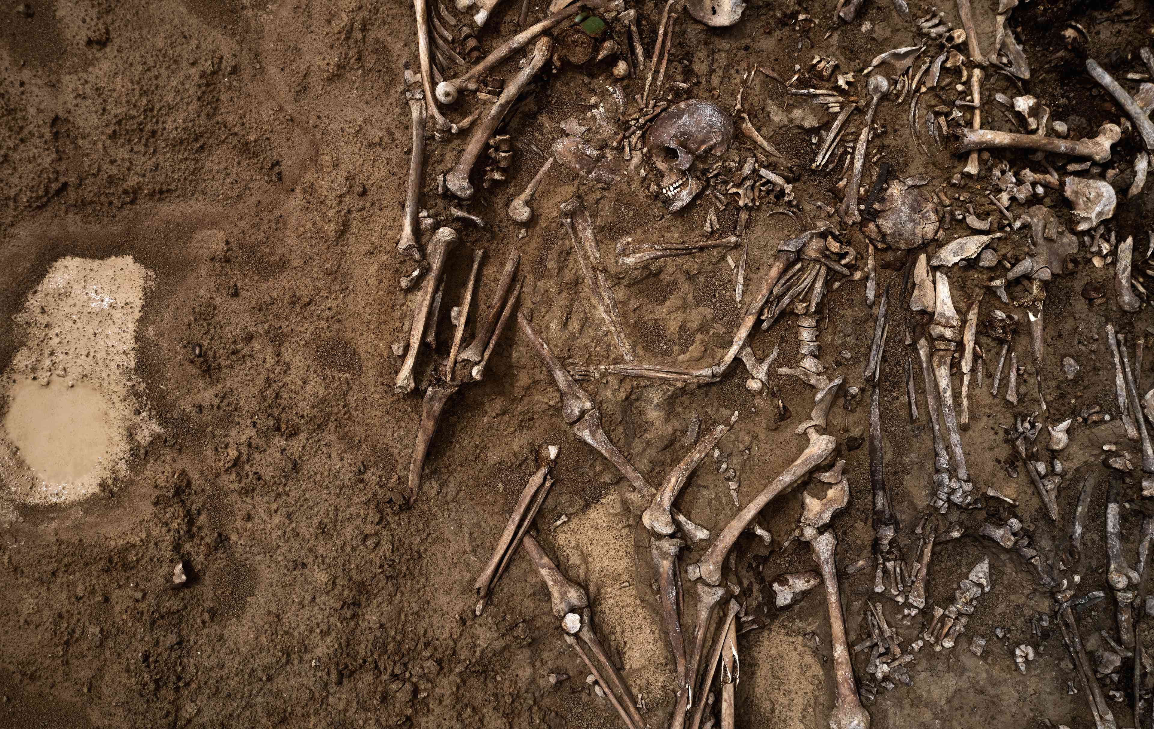 Mass grave background