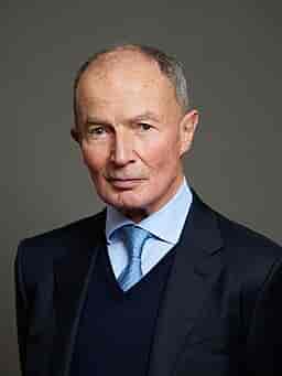 Official Portrait of Lord Farmer, 2024 background