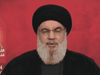 Hassan Nasrallah. background