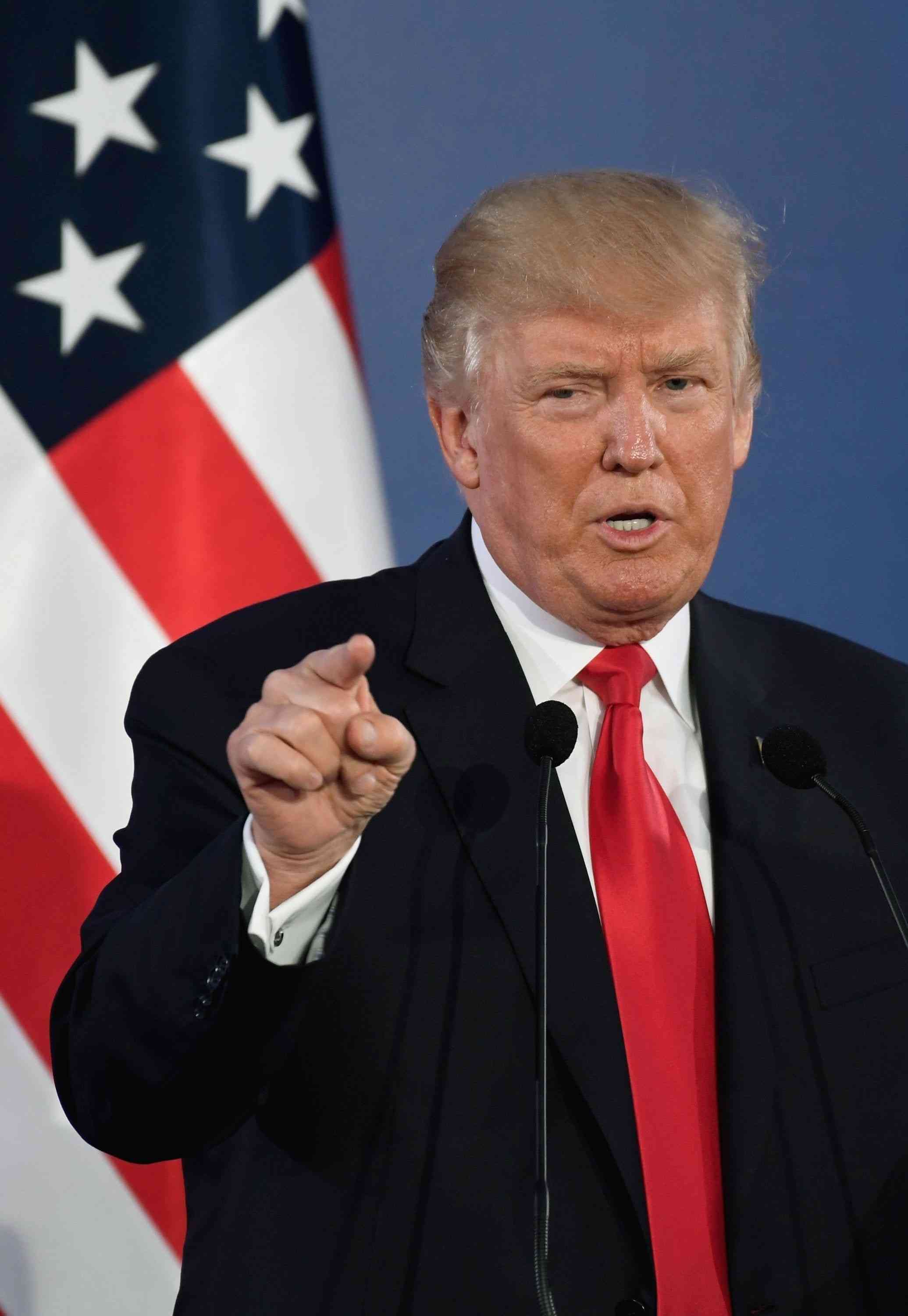 Donald Trump. background