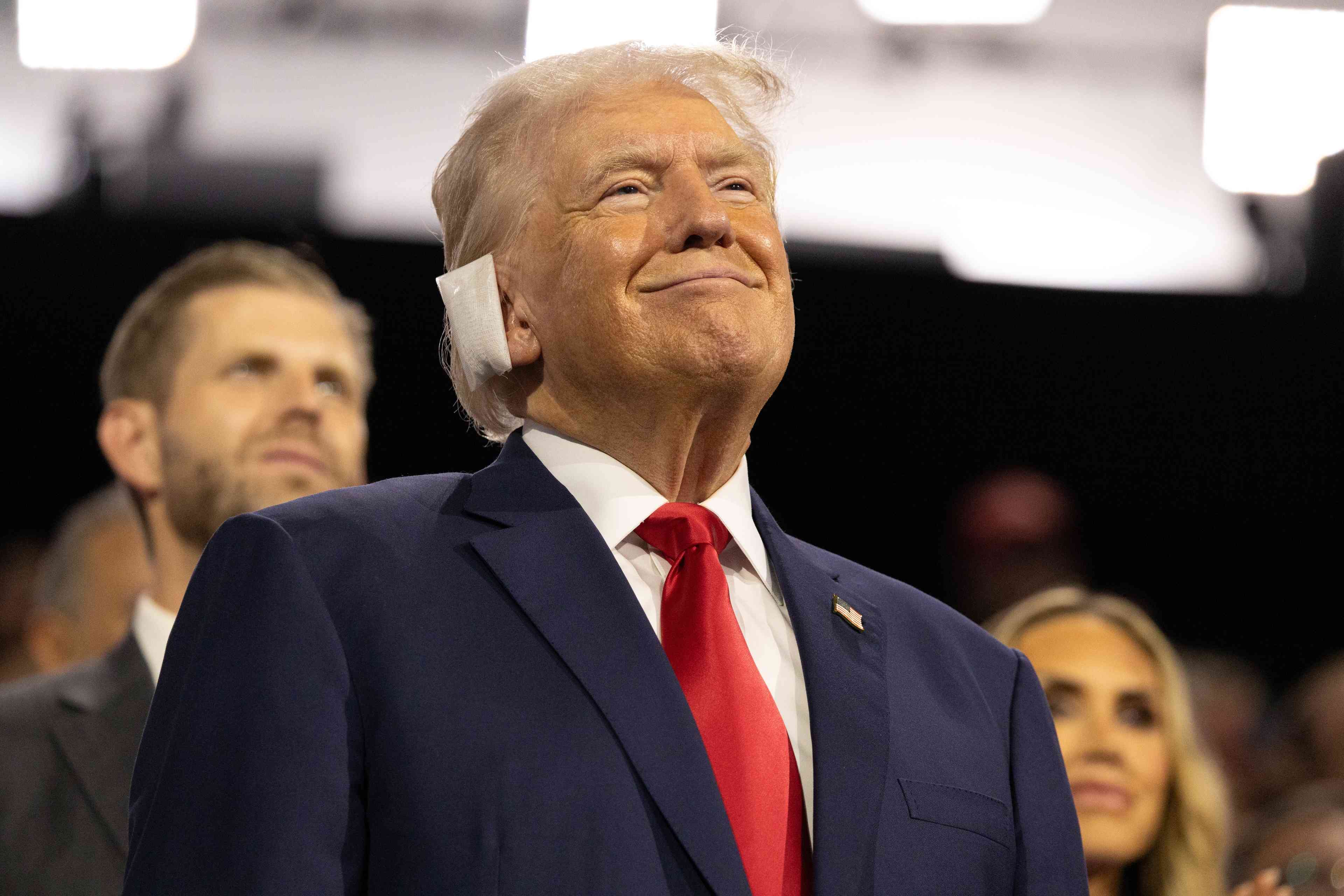 Donald Trump. background