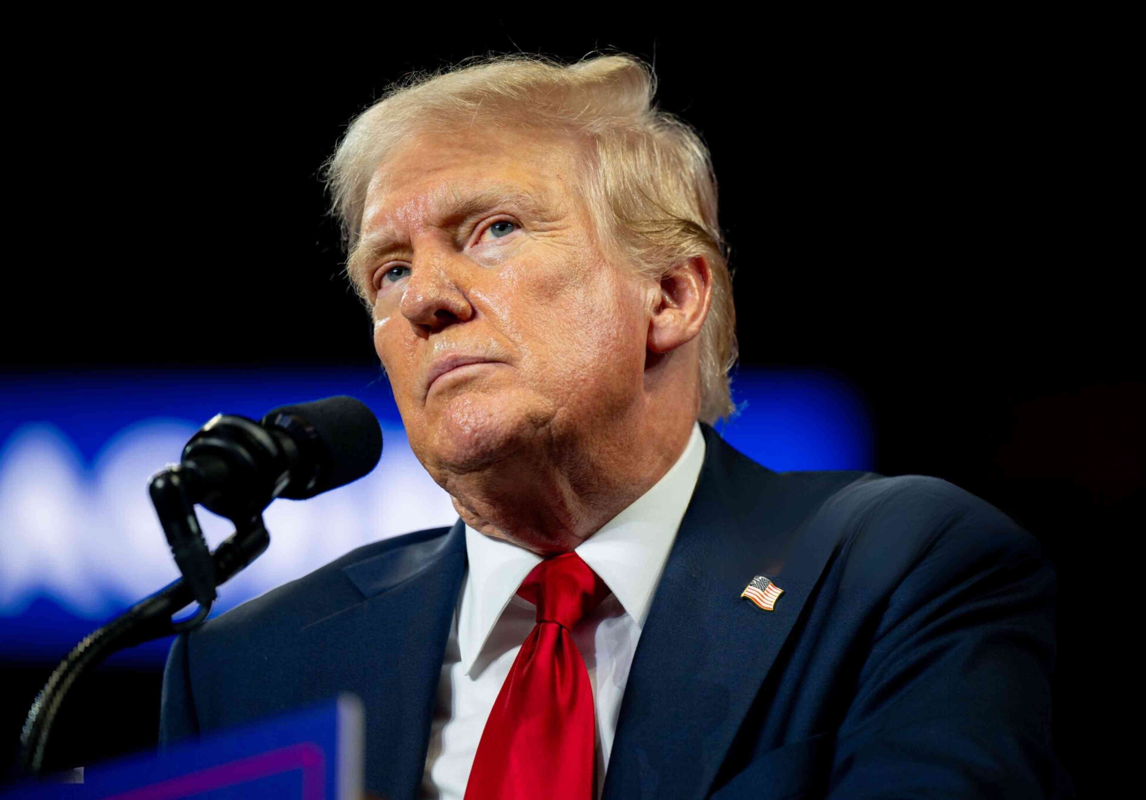 Donald Trump. background