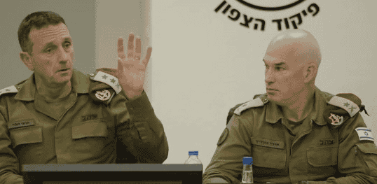 IDF Chief of Staff Herzi Halevi. background
