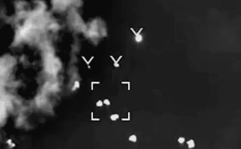 Intercepting Hezbollah rockets. background