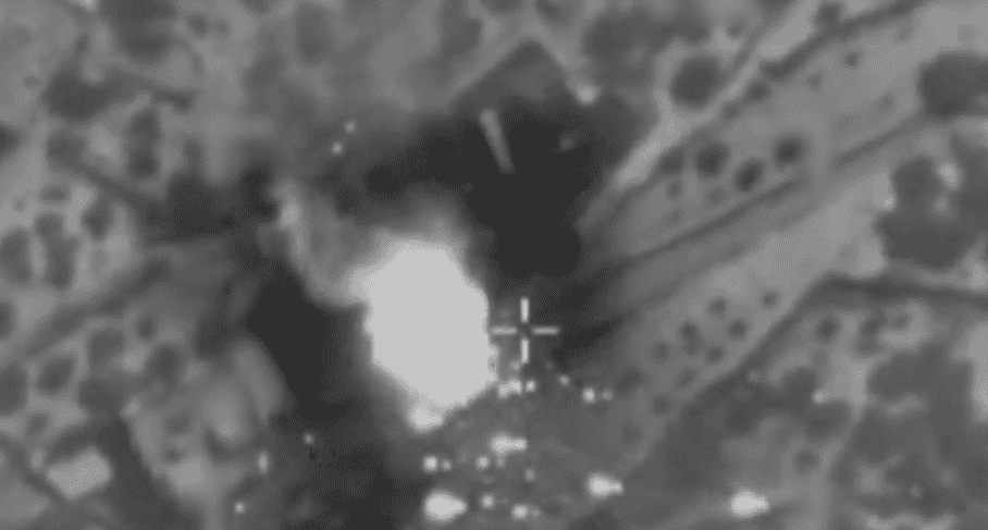 Striking Hezbollah targets. background