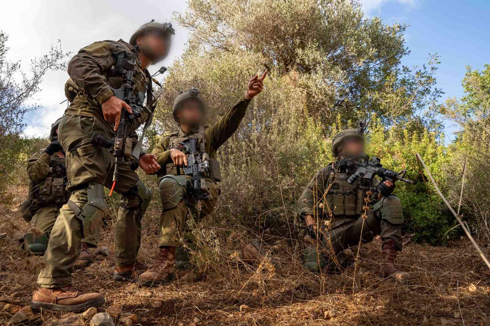 IDF doing a drill for potential ground invasion into Lebanon background