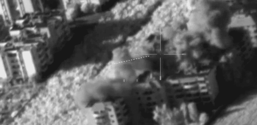 Striking Hezbollah targets. background