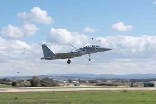 Israel warplane background