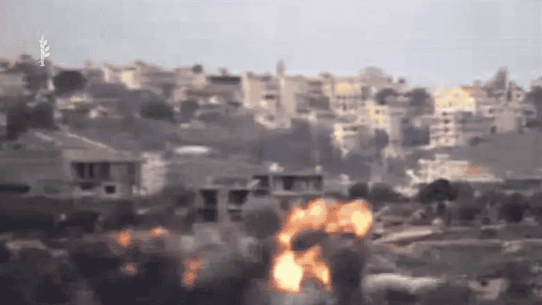 Fighter jets attack Hezbollah targets in Lebanese territory IDF background