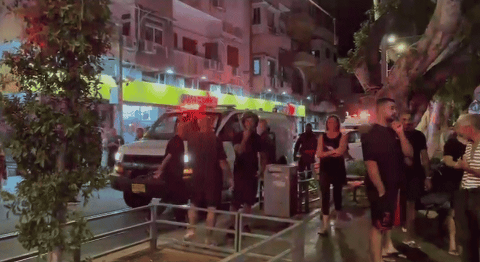Scene of the attack. background