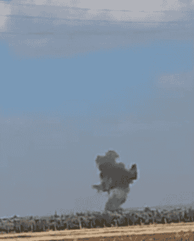 IDF strike. Illustration. background