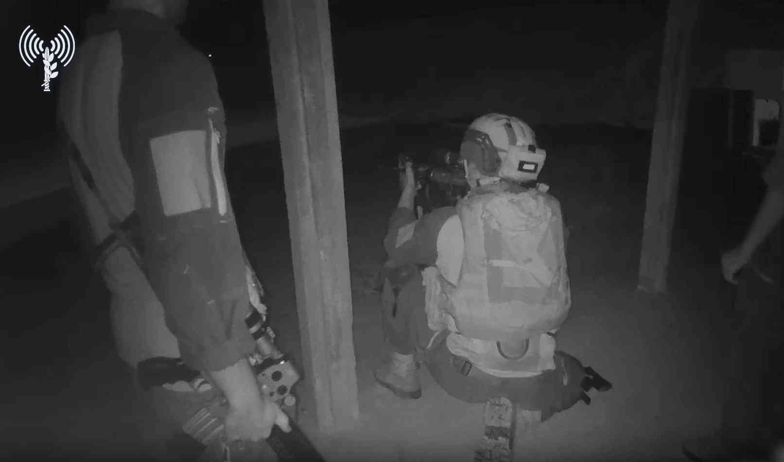 IDF fighters preparing to enter Lebanon background