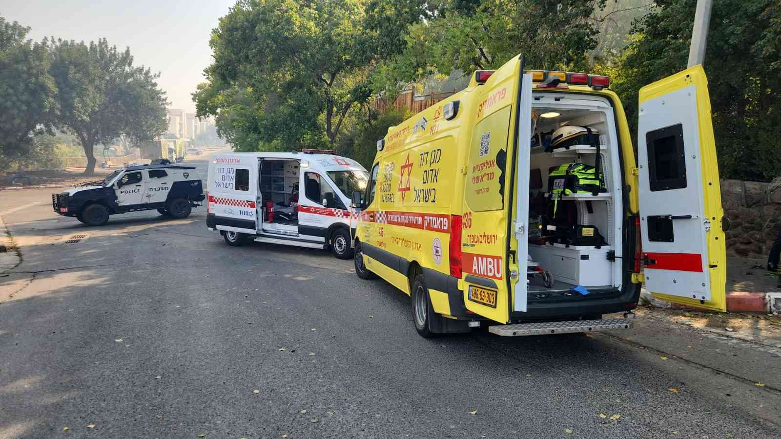 Scene of deadly Hezbollah Rocket attack, October 9, 2024 background