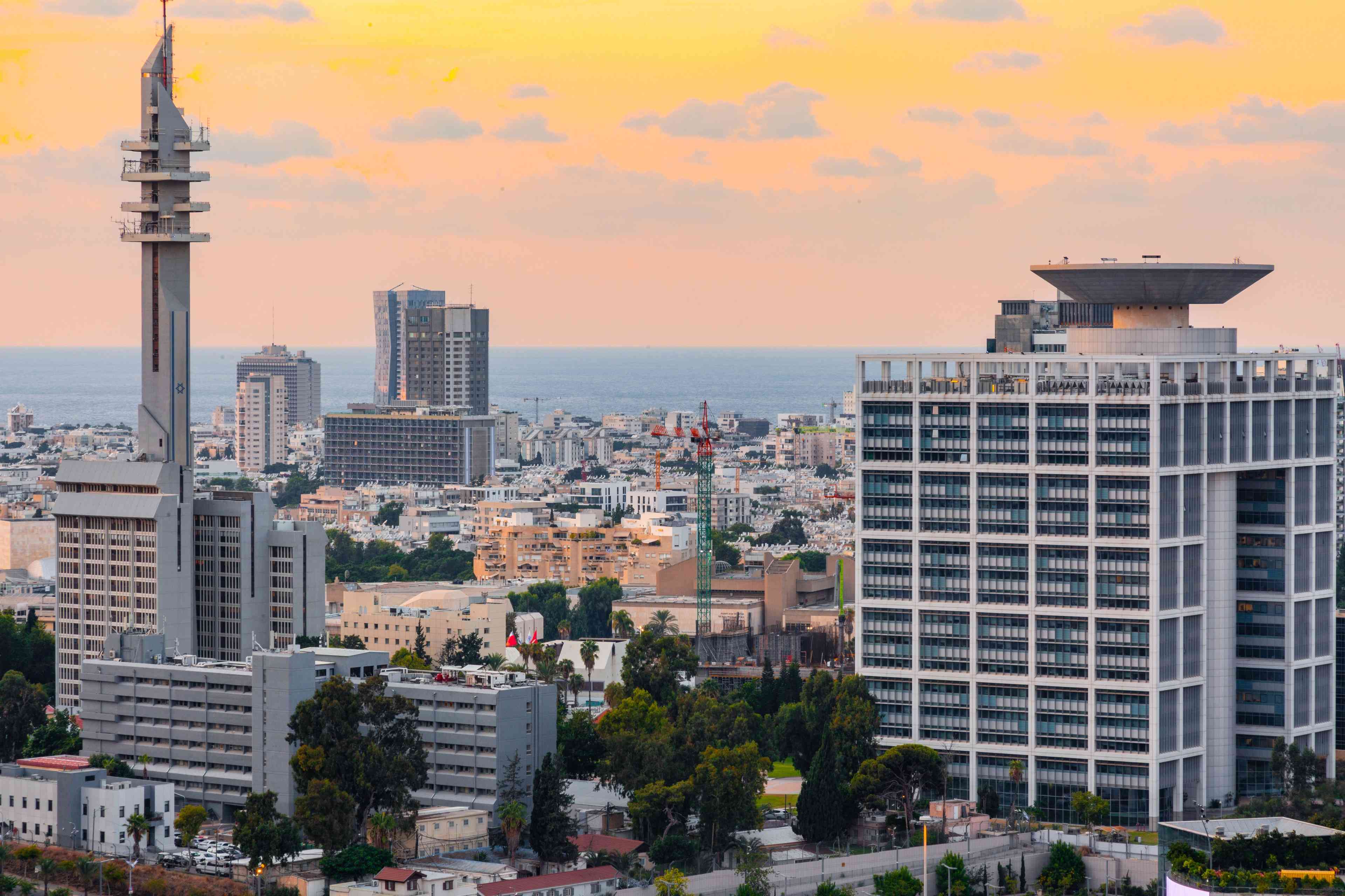 HaKirya Tel Aviv background
