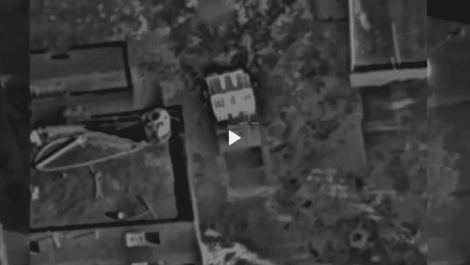 IAF destroys a Hezbollah missile launcher background