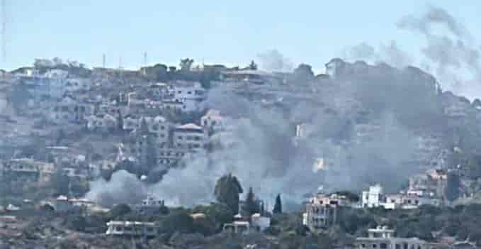 Fighting in al-Khiam. background