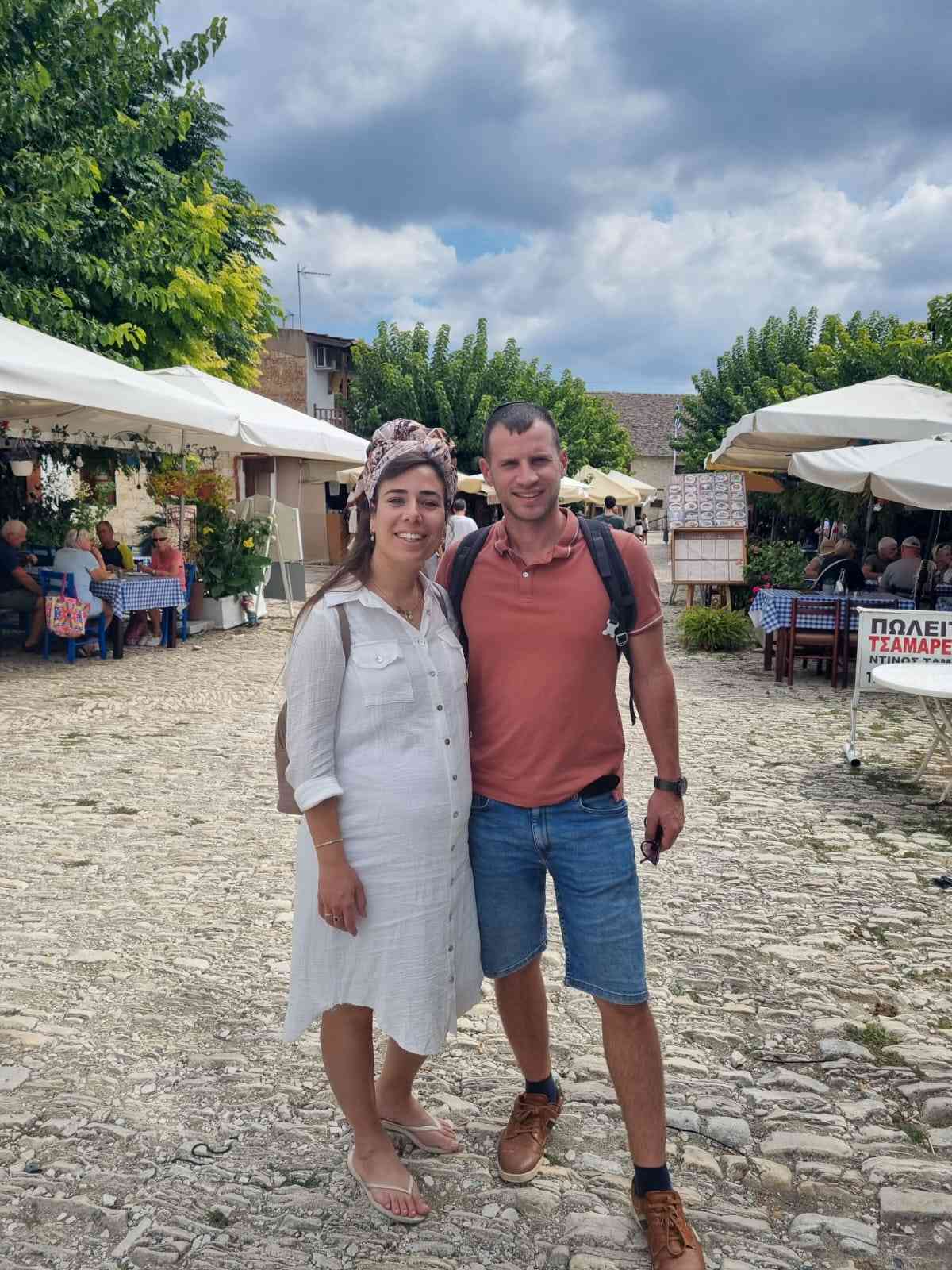Yedidya Bloch HY'D with his wife Sapir background