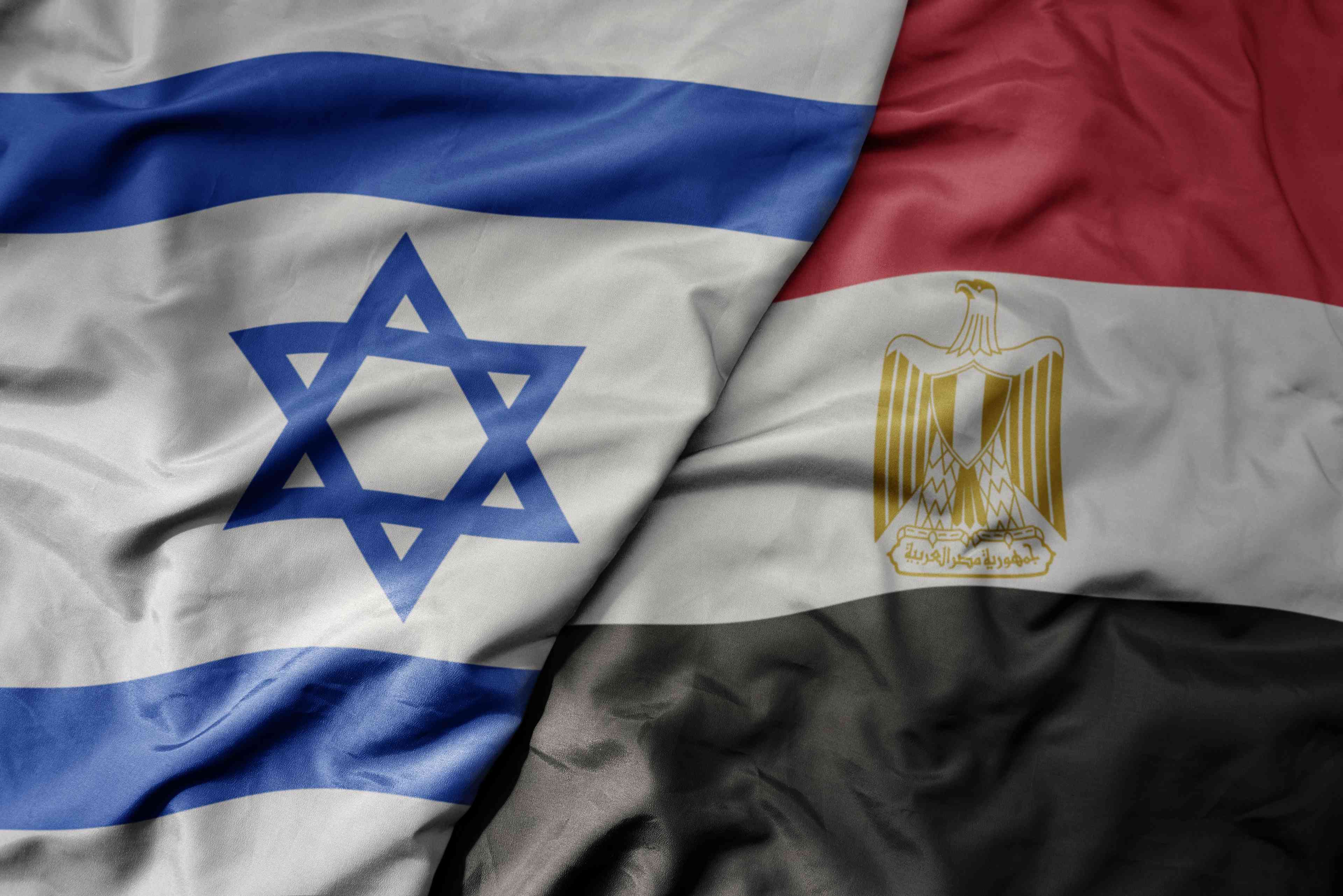 Israel and Egypt. Illustration. background