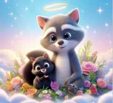 Peanut the Squirrel and Fred, gone too soon background