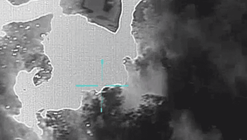 Striking Hezbollah targets. background
