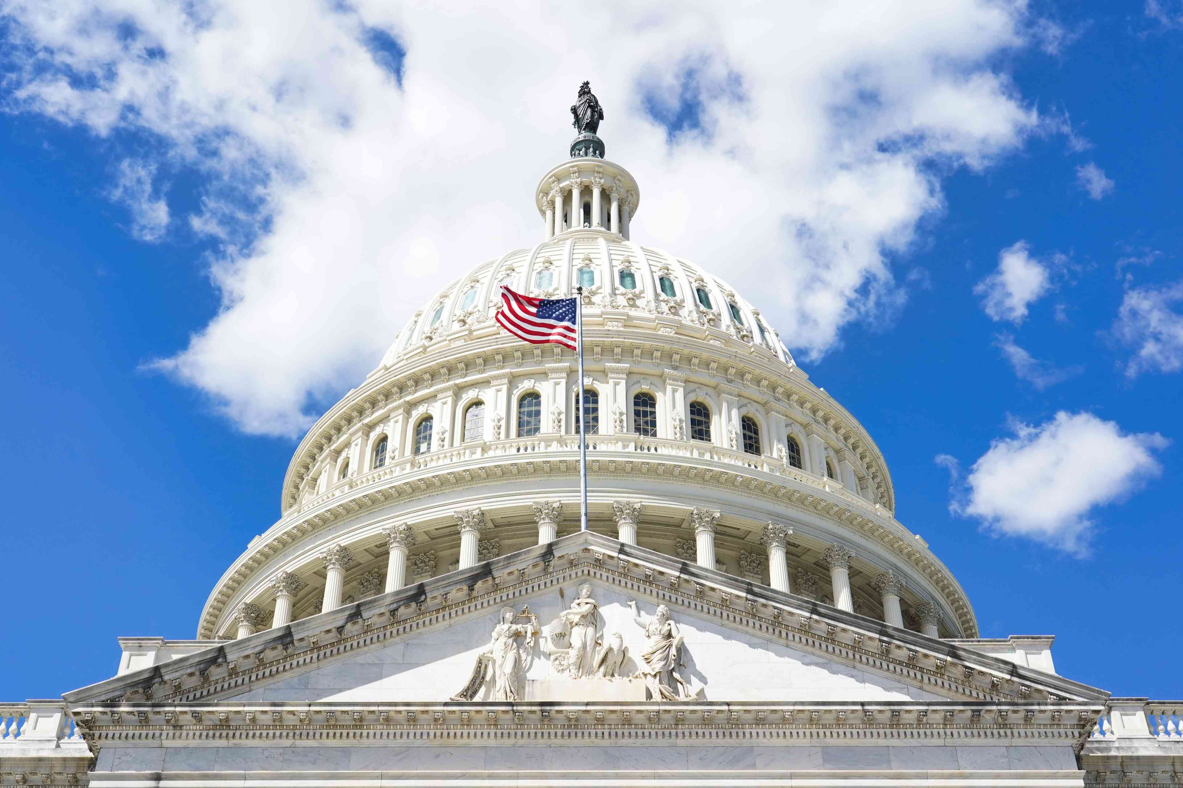 US Capitol background