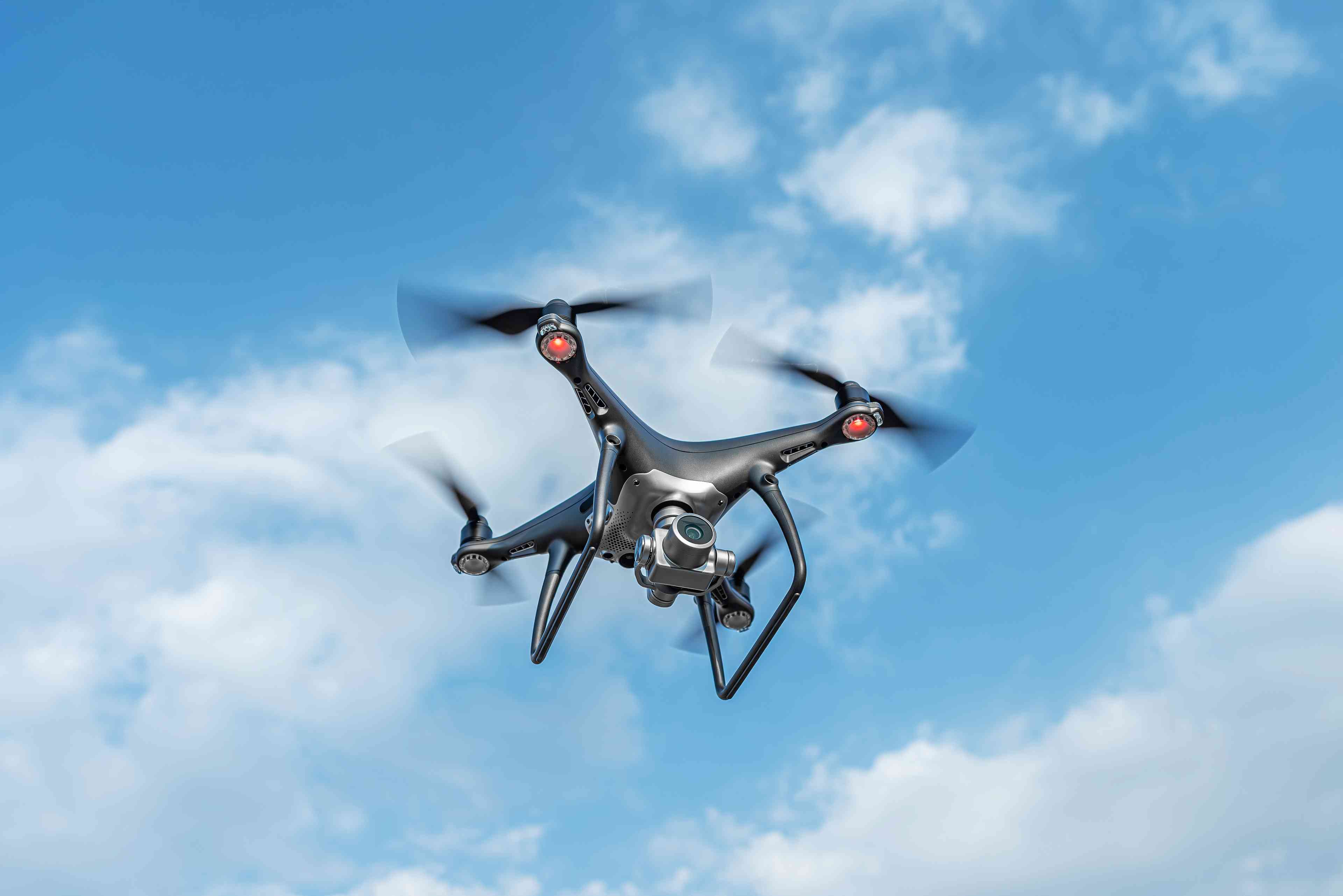 Drone. Illustration. background