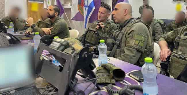 Behind the scenes of Gaza operations background