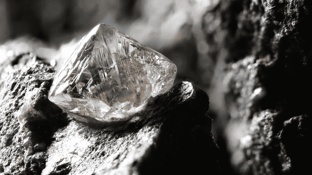 Natural diamonds background