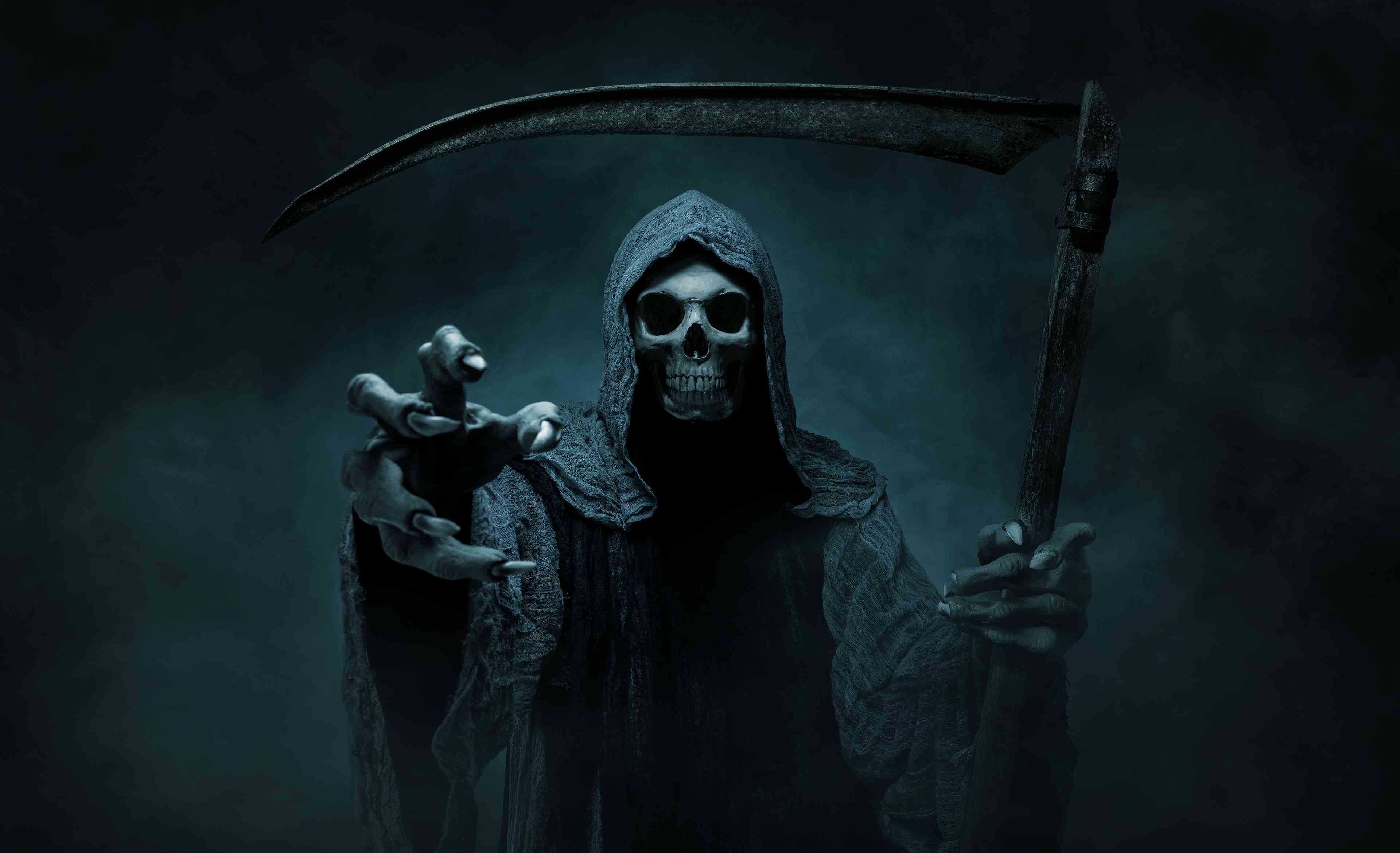 Death. Illustration. background