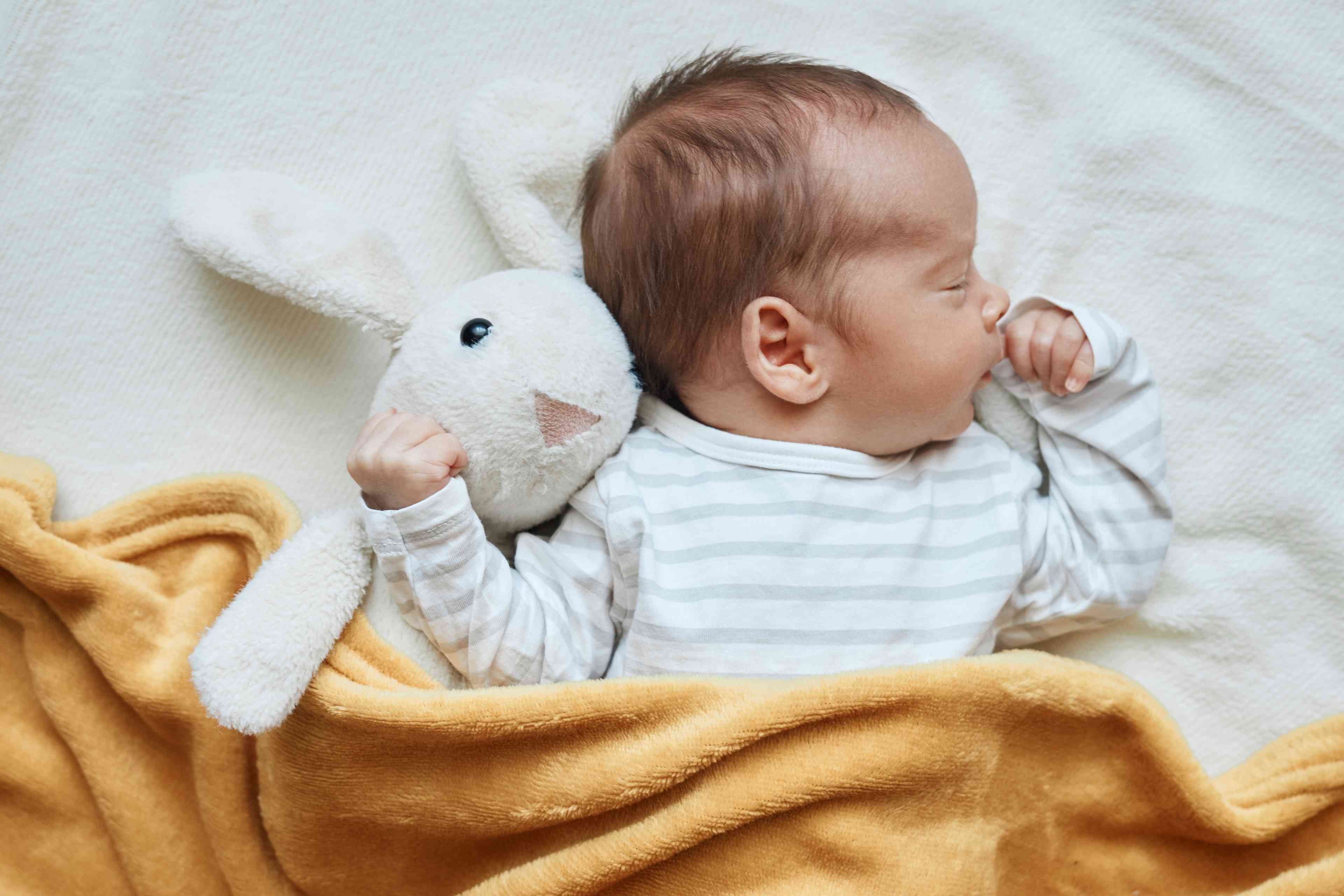 Newborn baby boy  background