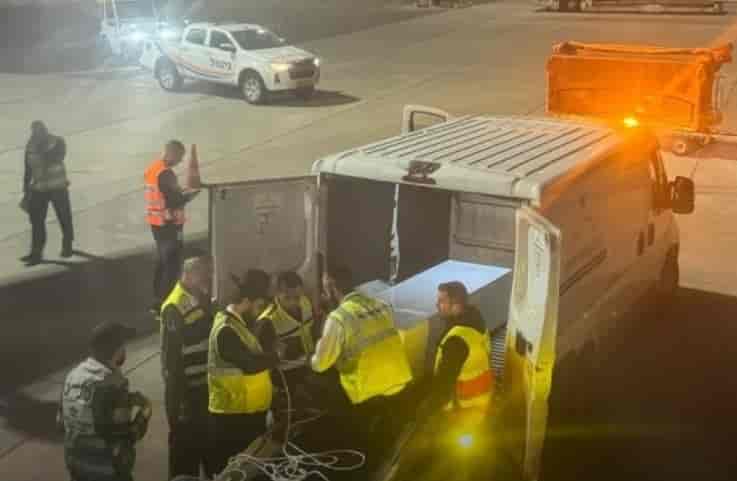 Rabbi Kogan's body arrives in Israel for burial background