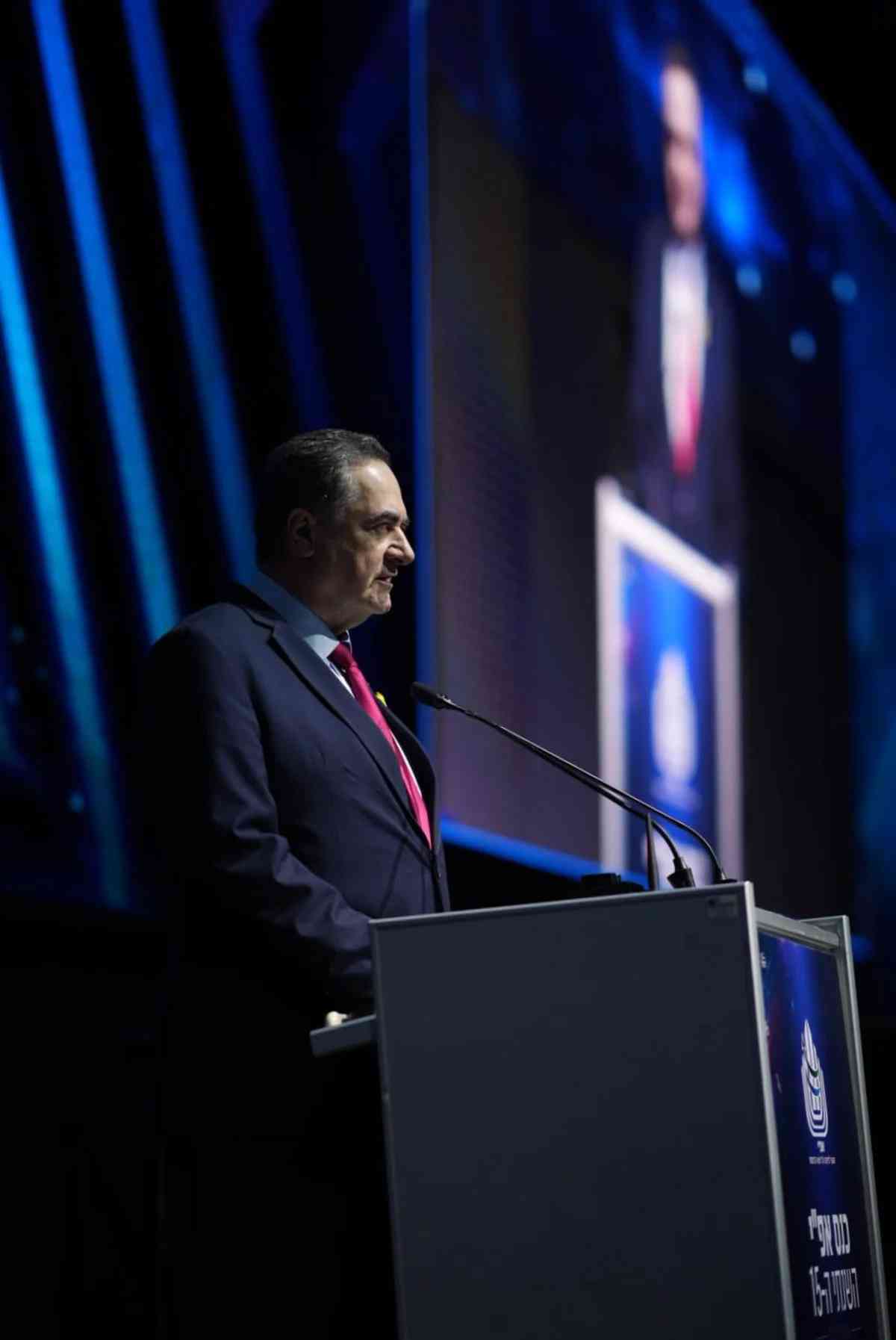Defence Minister Israel katz background
