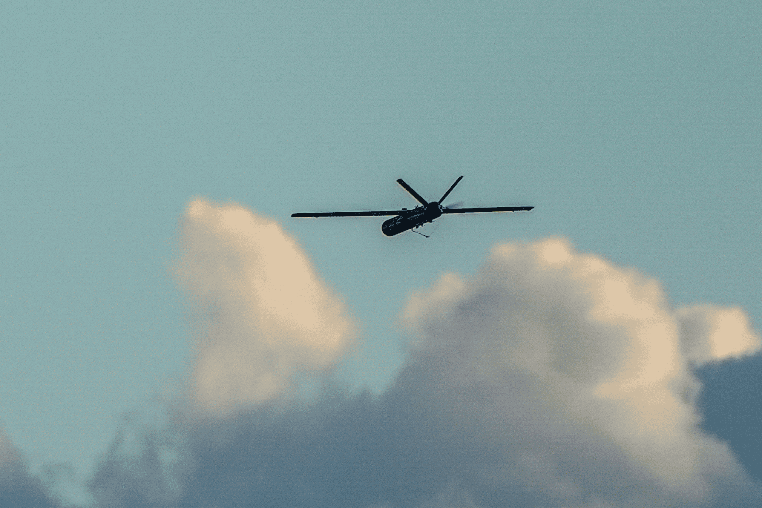 Drone from Lebanon background