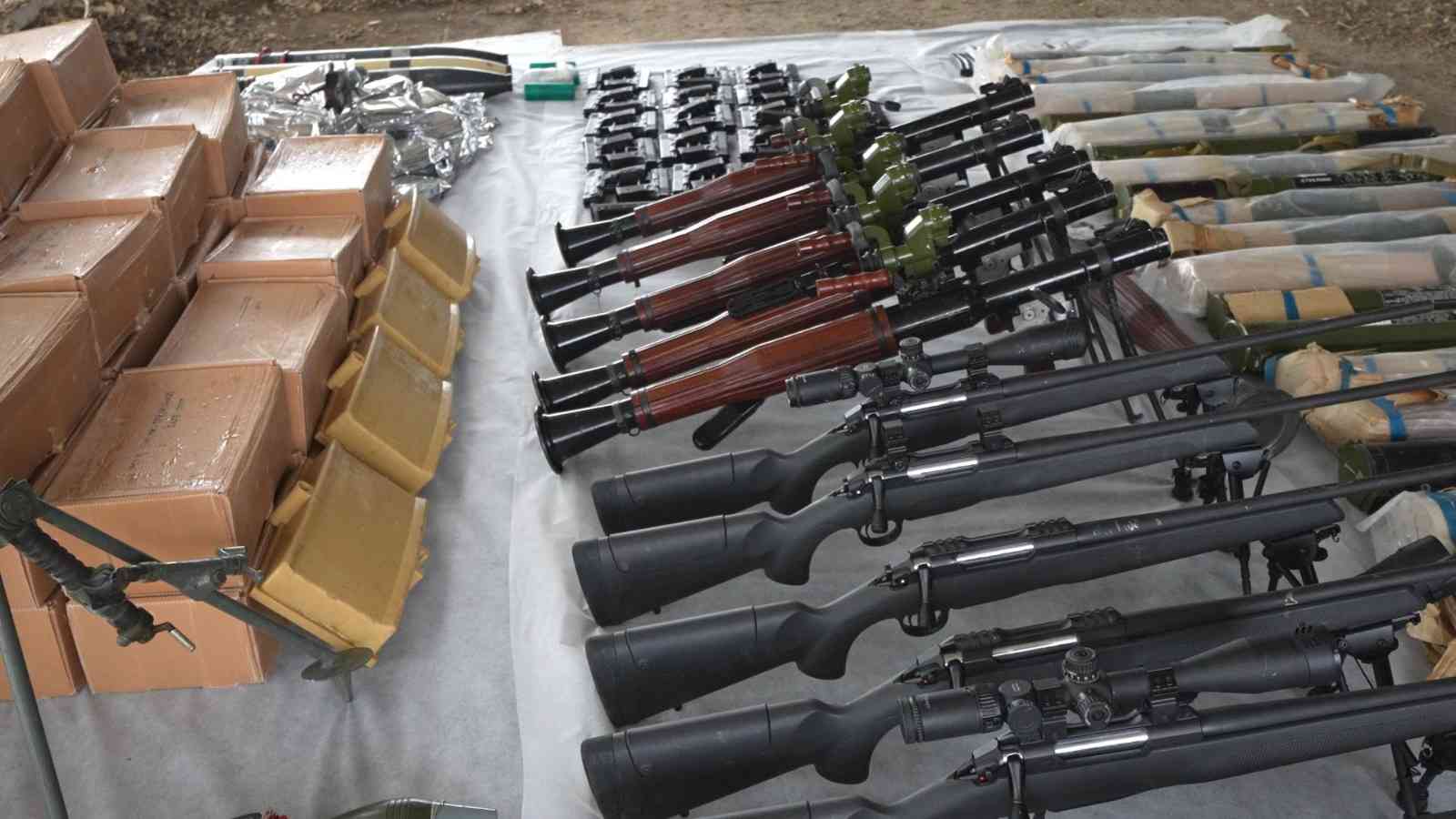 Iranian weapons background