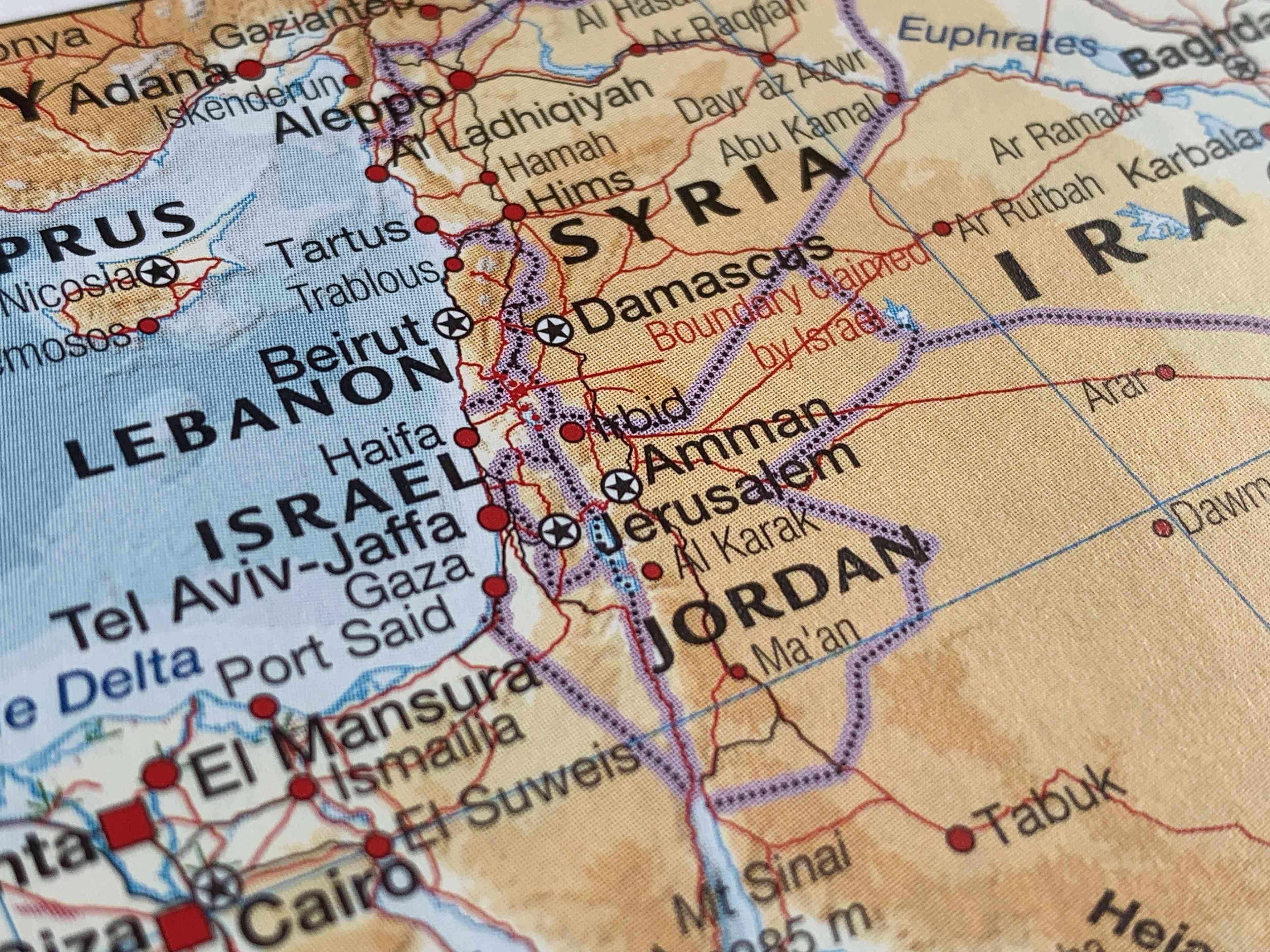 Syria and Lebanon. background