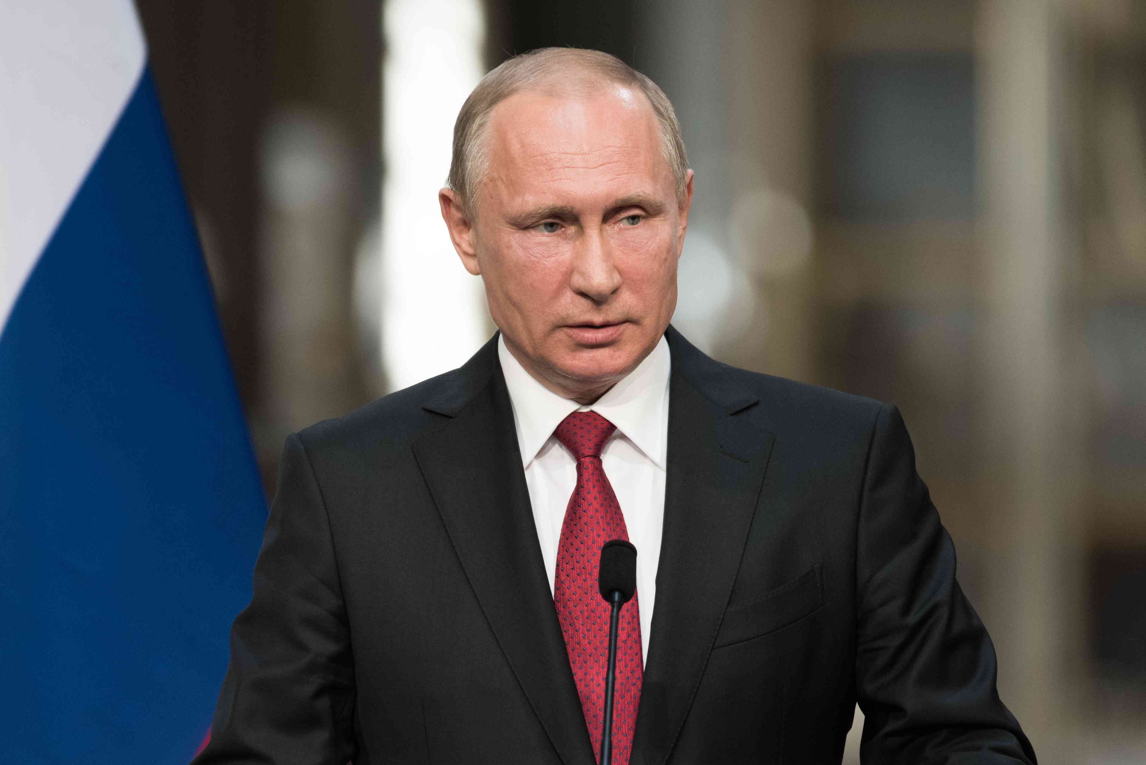 Vladimir Putin. background