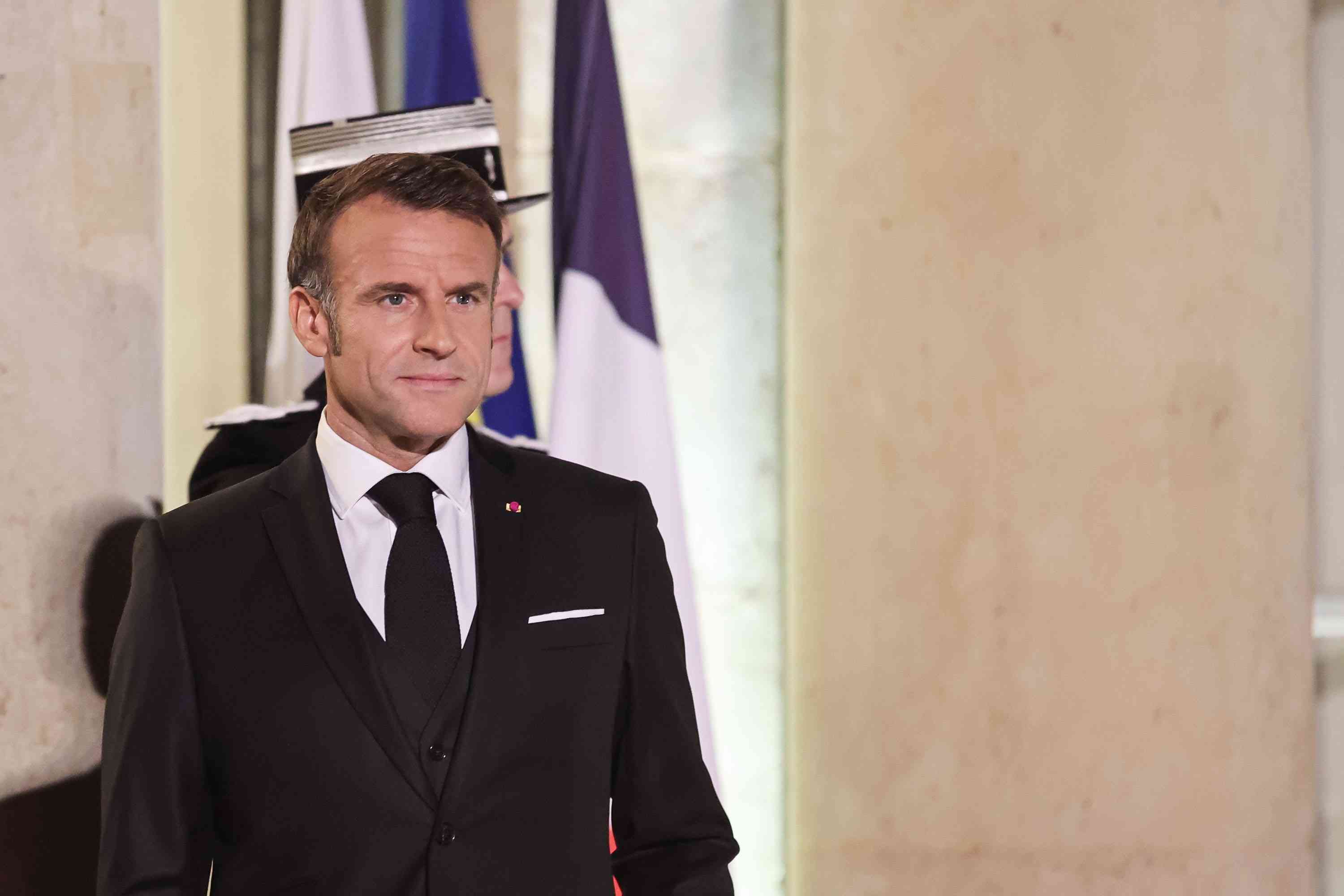 French President Emanuel Macron.