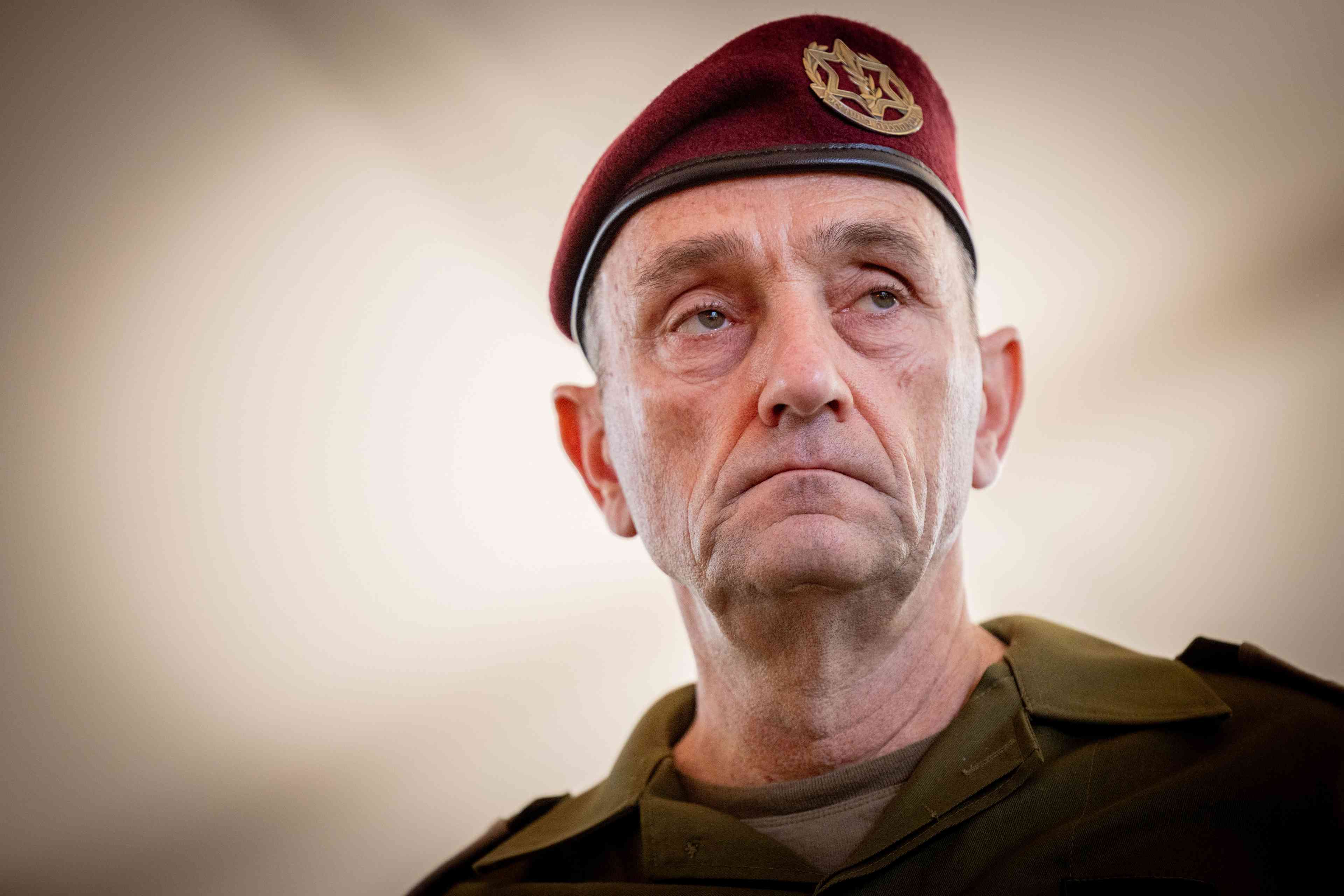 IDF Chief of Staff Herzi Halevi. background
