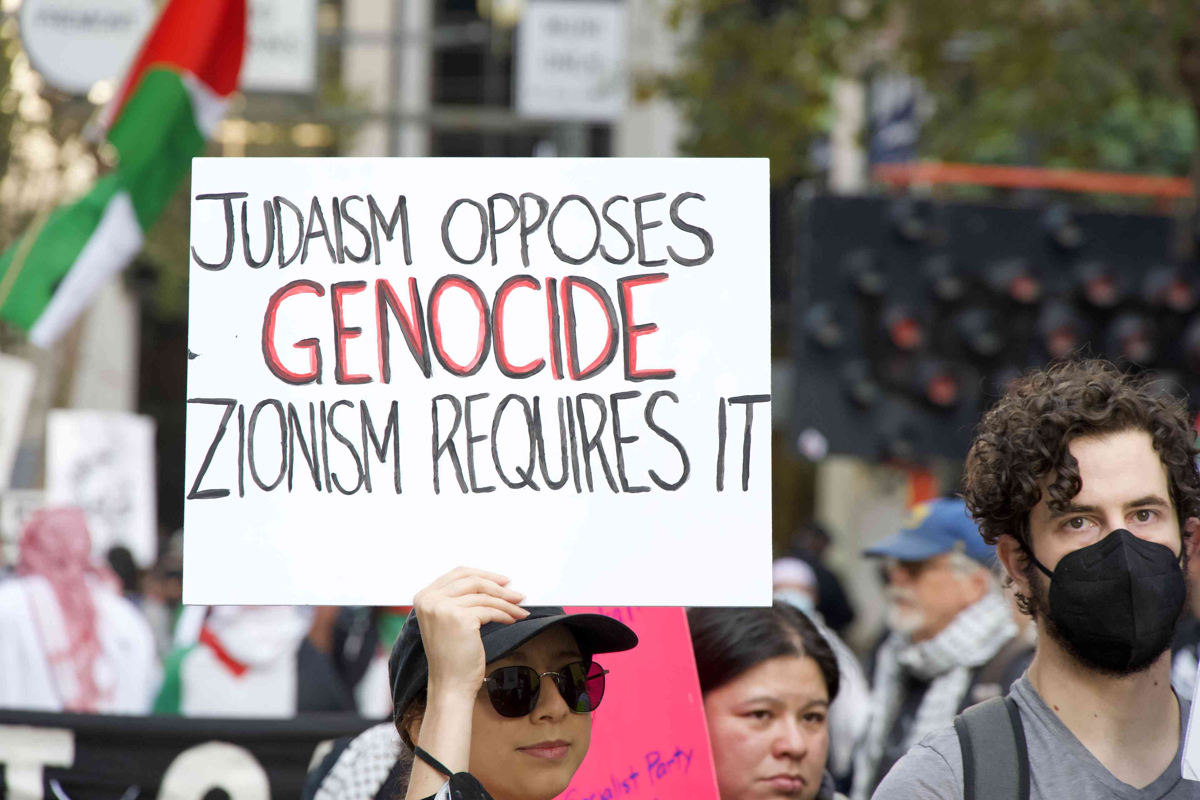 Rally in San Francisco background