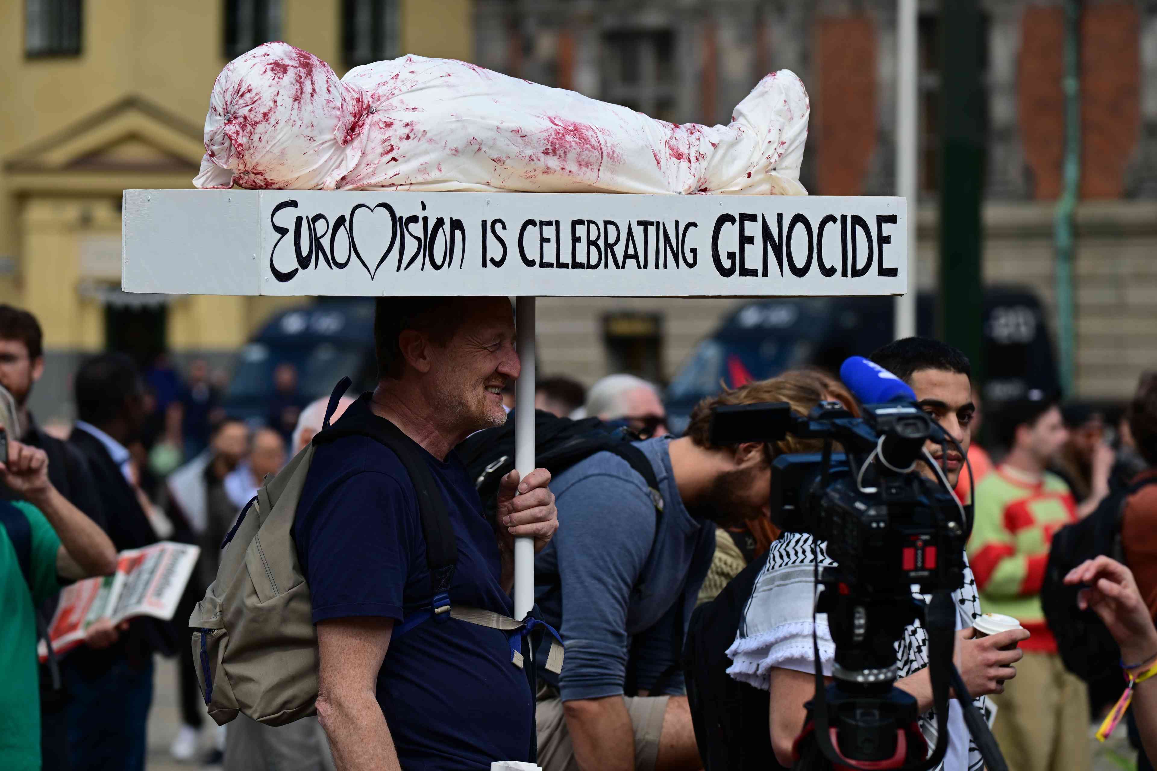 Eurovision anti-Israel protests 2024 background