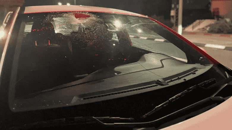Car that was attacked background