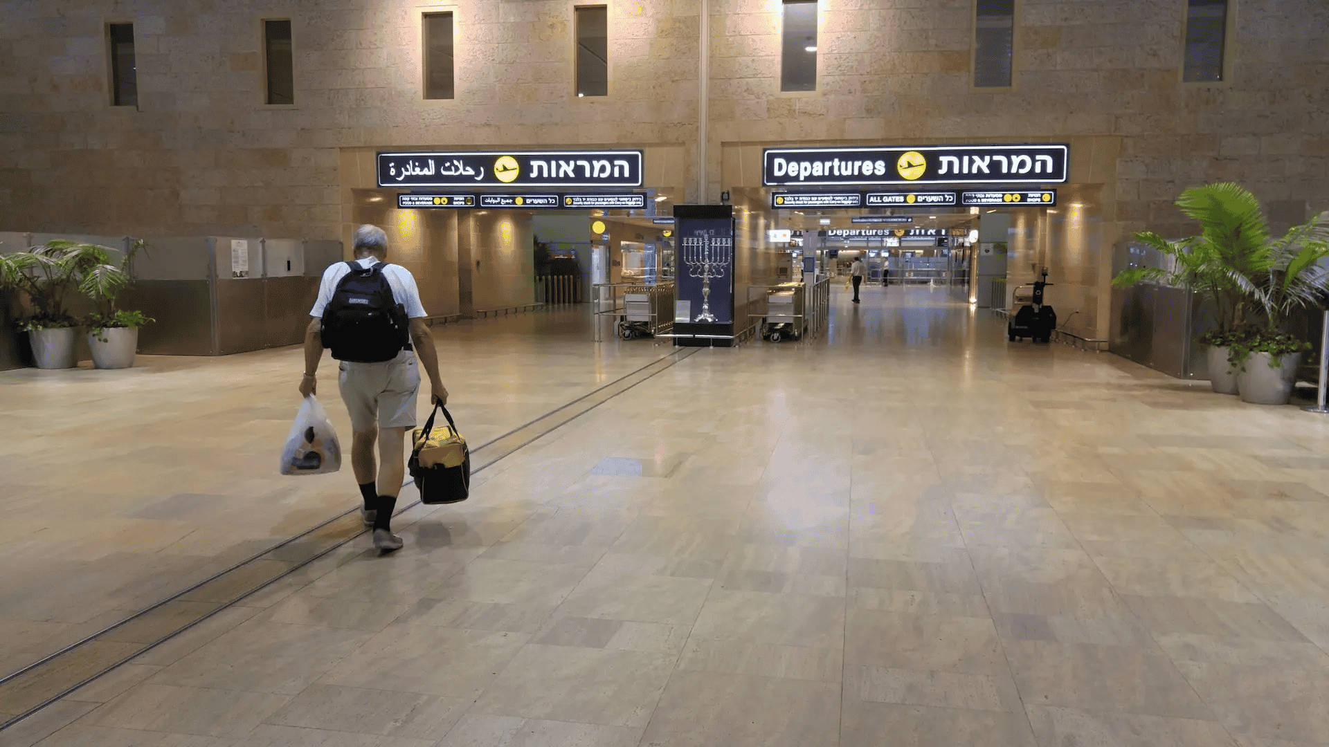 Ben Gurion Airport background