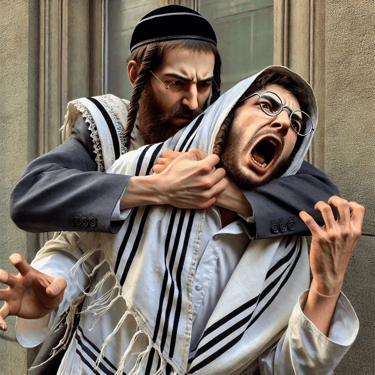 Photo: Kikar Hashabbat, AI background
