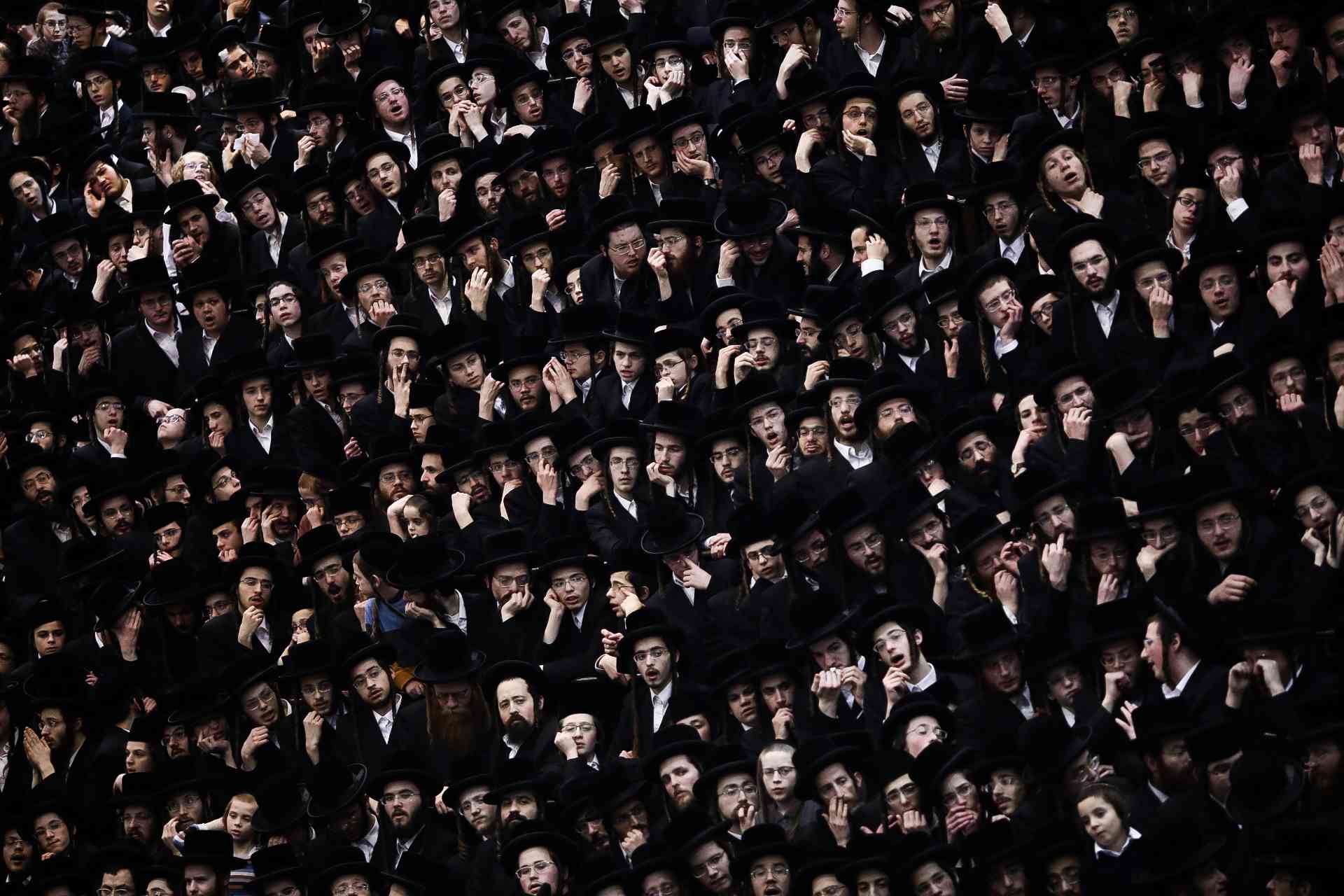 Ultra-Orthodox Jewish men in Jerusalem 