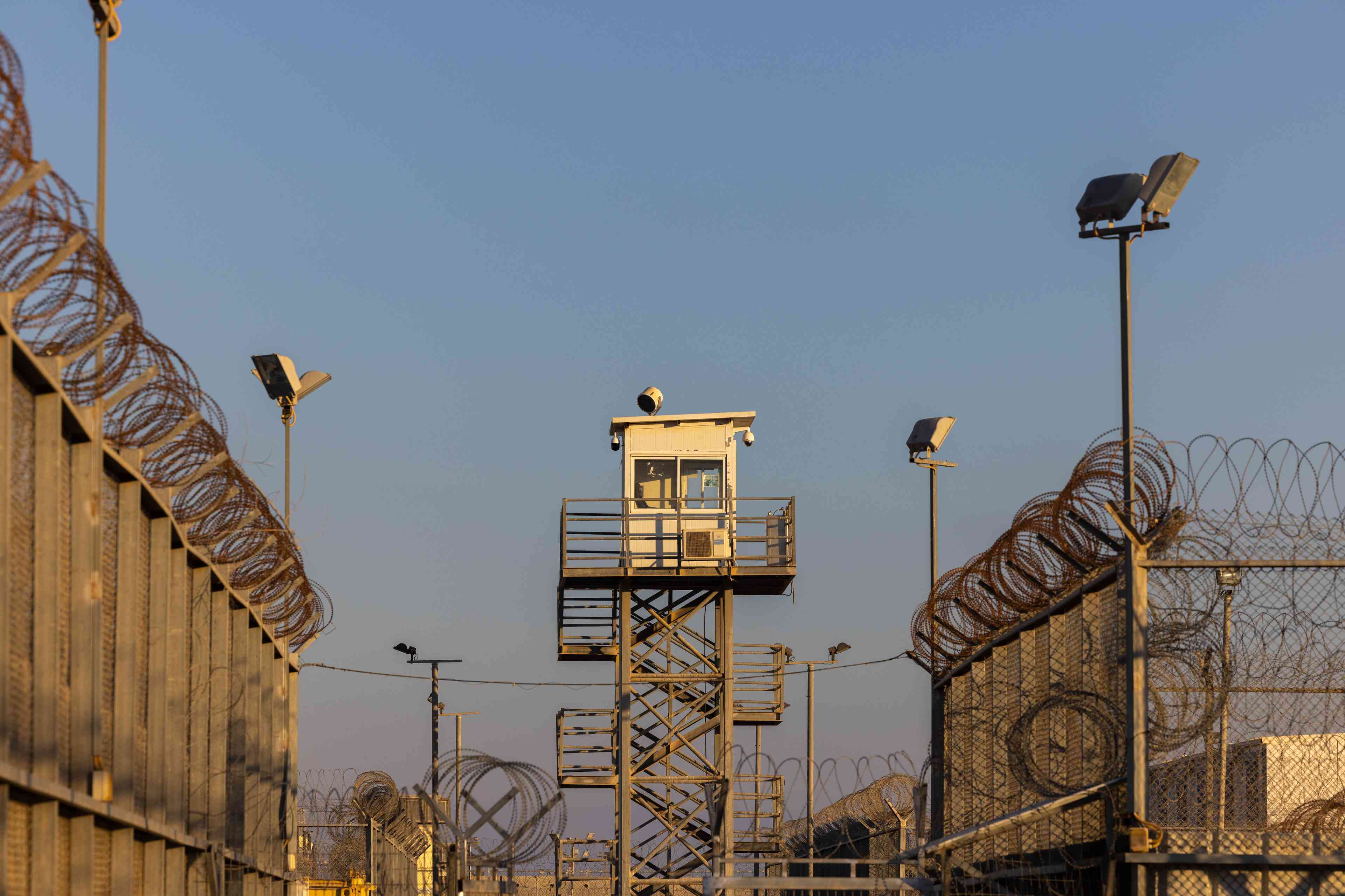 Ketziot jail background