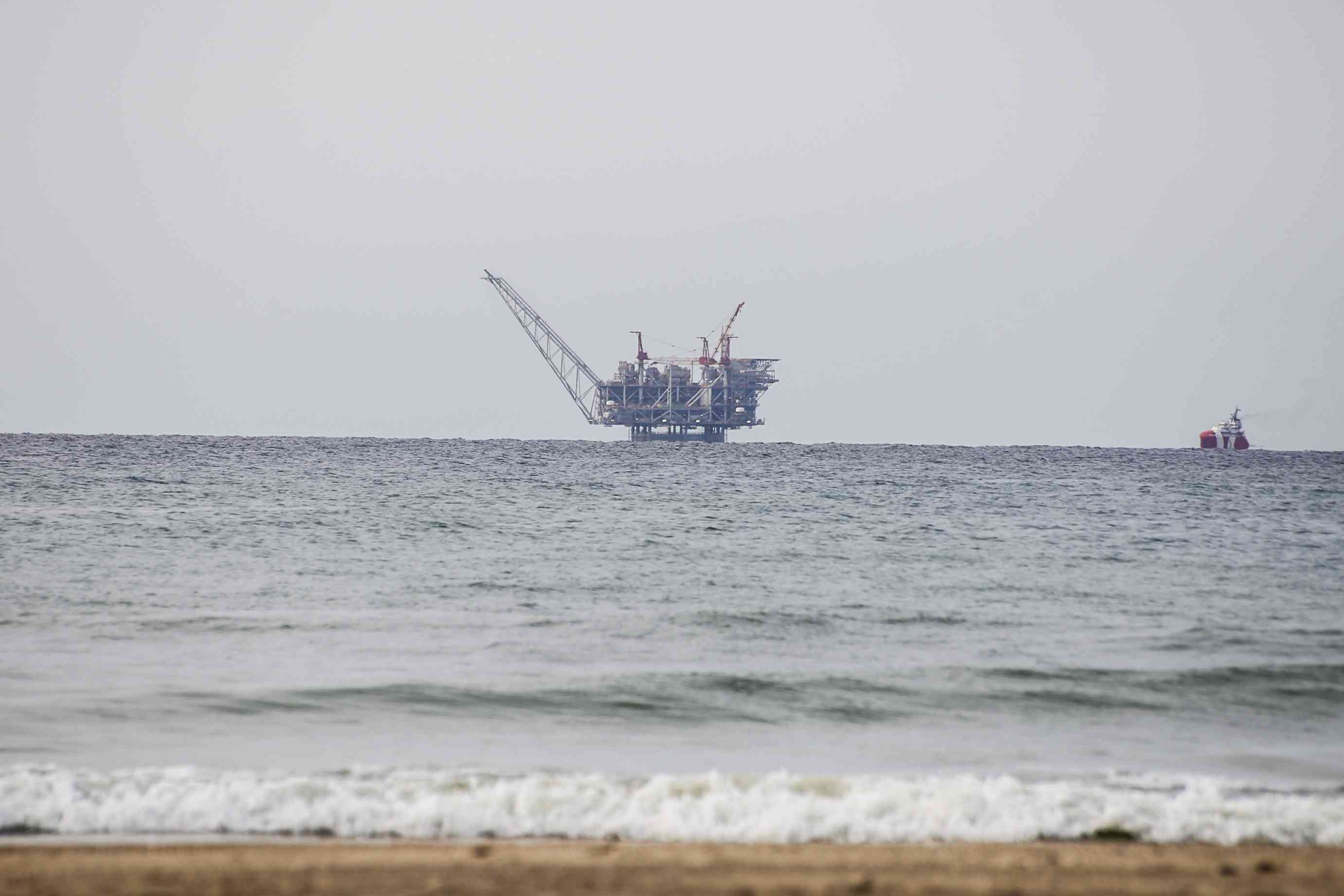 Leviathan gas rig.